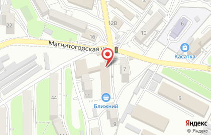 Торговая компания Берлога Здоровья на Магнитогорской улице на карте