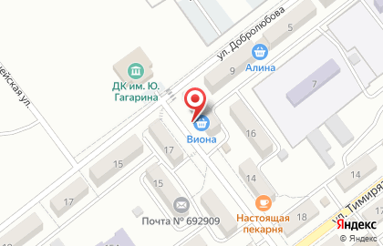 Магазин Нафаня на улице Добролюбова на карте