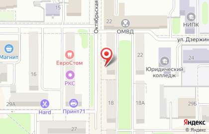 Цифровой салон Инфотек на Октябрьской улице на карте