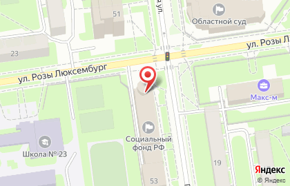 Отделение Пенсионного фонда РФ по Псковской области на карте