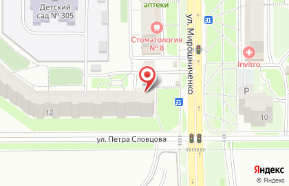 Центр социальной помощи семье и детям Октябрьский на улице Словцова на карте