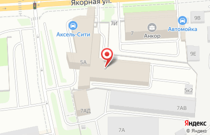 Ресторан Евразия на Якорной улице, 5 на карте