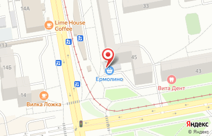 Продуктовый магазин Веснушка в Екатеринбурге на карте
