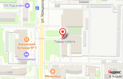 Фитнес-клуб Наша Энергия Red на улице Урицкого на карте