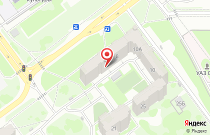 Парикмахерская Зарема в Тобольске на карте