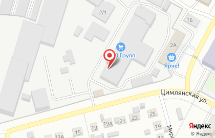 Компания КДВ Групп на Цимлянской улице на карте