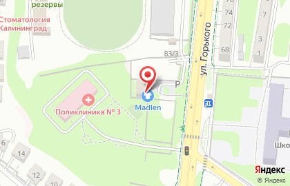 Ногтевая студия на улице Горького на карте