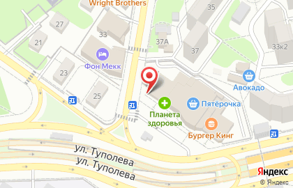 Киоск фастфудной продукции Два пекаря на карте