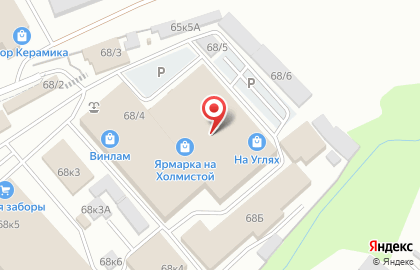 Капитель на Холмистой улице на карте