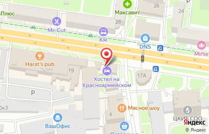 Хостел Like на Красноармейском проспекте на карте