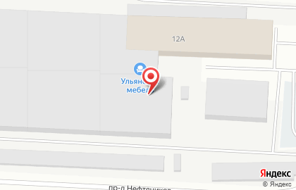 Ульяновскмебель в Железнодорожном районе на карте