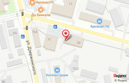 Автосервис в Челябинске на карте