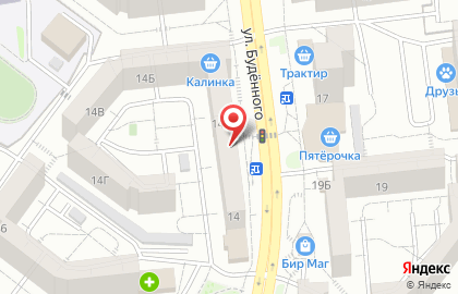 Агентство недвижимости Гармония на улице Будённого на карте