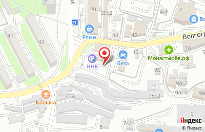 АЗС НК Альянс на Волгоградской улице на карте