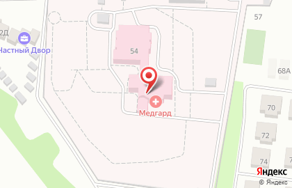 Лечебно-диагностический комплекс Медгард в Промышленном районе на карте