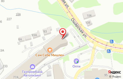 Нижегородский филиал Банкомат, Газпромбанк на Ошарской улице на карте