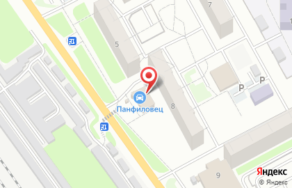 Торговая компания Панфиловец на улице 3-й микрорайон на карте