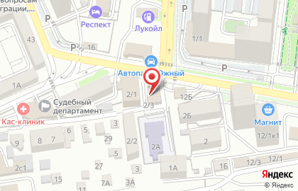 Риф на улице Дзержинского на карте