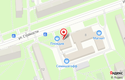 Магазин овощей и фруктов на ул. Стойкости, 8 к1 на карте