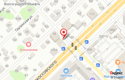 Автомастерская в Волгограде на карте