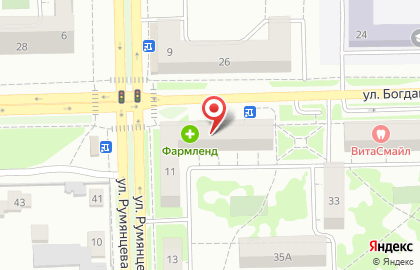 Микрокредитная компания Центрофинанс на улице Богдана Хмельницкого на карте