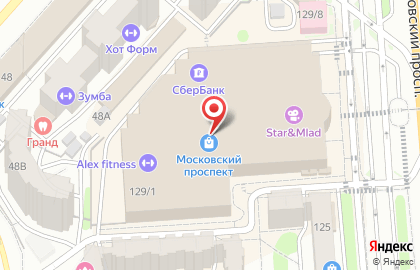 Оператор связи МегаФон на Московском проспекте, 129/1 на карте