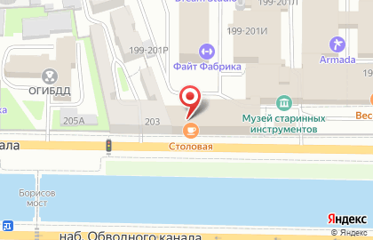 Столовая в Санкт-Петербурге на карте