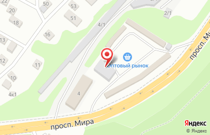 Сибирский потолок на улице Мира на карте