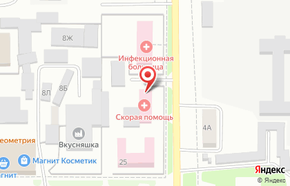 Станция скорой помощи г. Котовска на карте