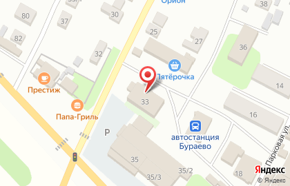 Торговый дом Орион на Октябрьской улице на карте