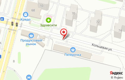 Автостоянка в Твери на карте