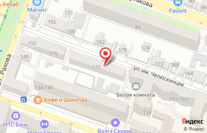 Парикмахерский салон Домино в Кировском районе на карте
