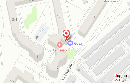 Хостел Сова на карте