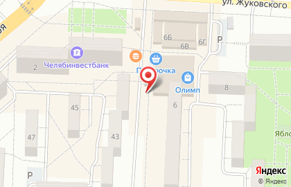 ТЦ Олимп на улице Жуковского на карте