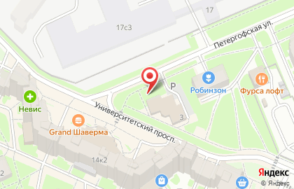 Магазин товаров для животных Любимец в Петроградском районе на карте