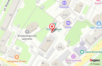 Арт-Стекло на Октябрьской улице на карте