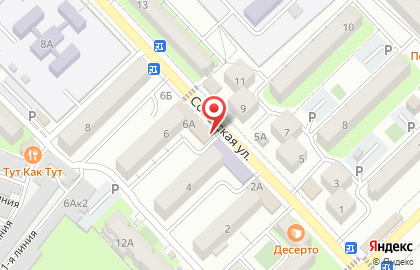 Супермаркет Олива на Советской улице на карте