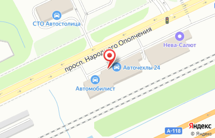 Магазин автозапчастей для отечественных автомобилей в Санкт-Петербурге на карте
