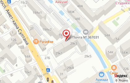 Элит маркет на проспекте Амет-Хана Султана на карте