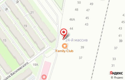 Кафе Family в Красноглинском районе на карте