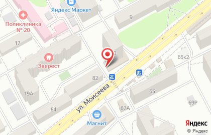 Магазин продуктов и кулинарии Гранат в Советском районе на карте