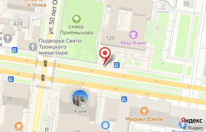 Киоск по продаже печатной продукции Амурпечать на улице Горького, 129 киоск на карте