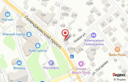 Шиномонтажная мастерская на Новой улице на карте
