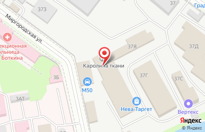 Фаворит на площади Александра Невского I на карте