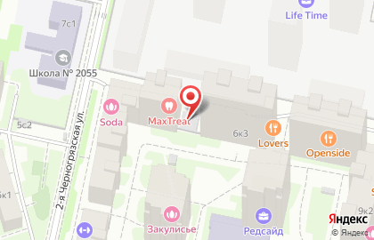 RedSide, жилой квартал, ОАО 7-й таксомоторный парк на улице Сергея Макеева на карте