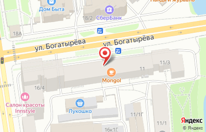 Салон красоты Мэрилин на улице Богатырева на карте