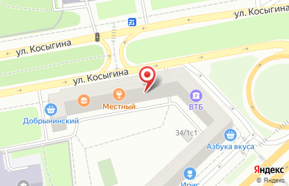 Ветеринарная аптека Дикси в Гагаринском районе на карте