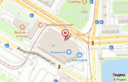 Евросеть в Московском районе на карте
