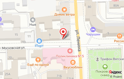 TEZ TOUR на Московской улице на карте