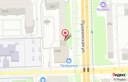 Парикмахерская Народная на Пушкинской улице на карте